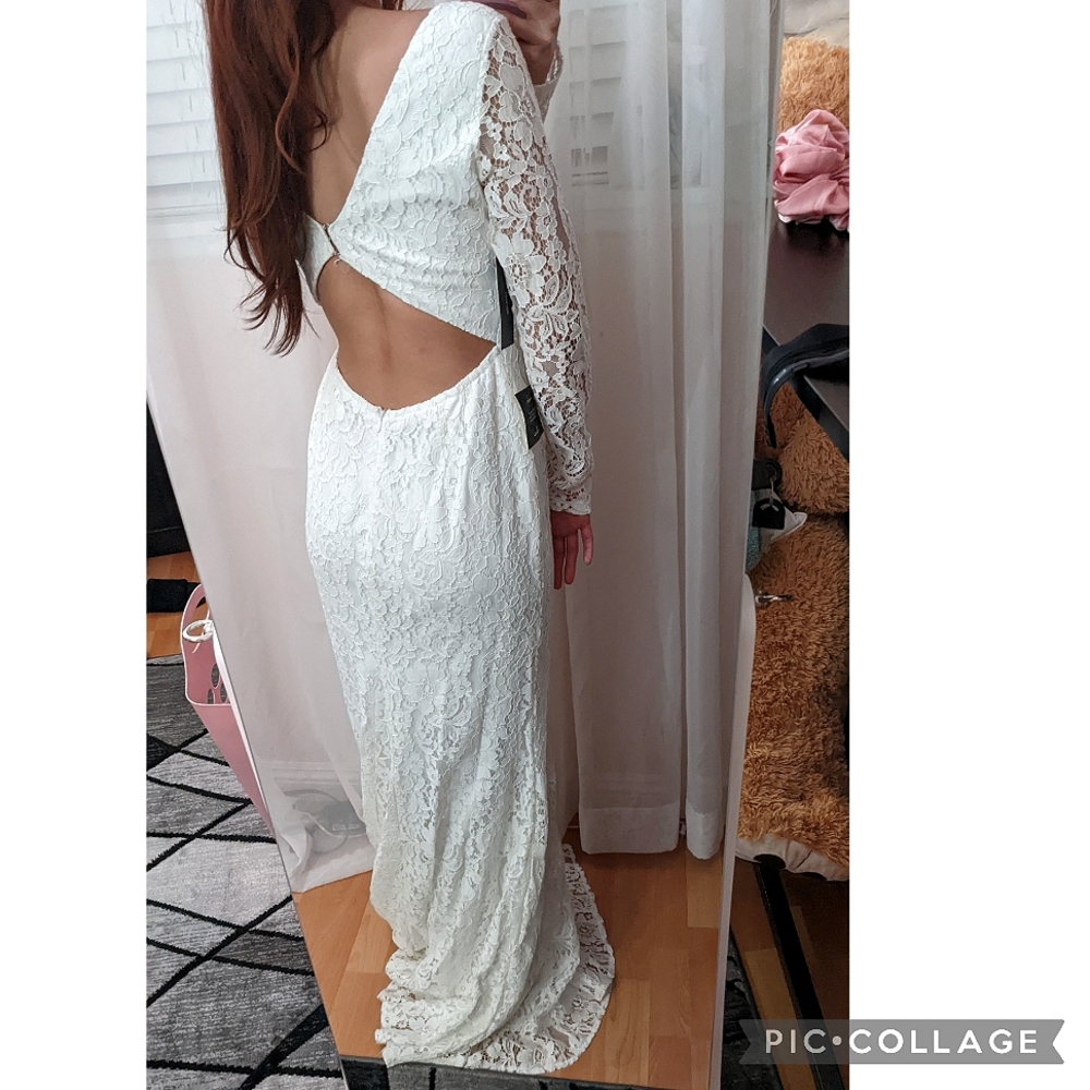 Lulu's white wedding dress